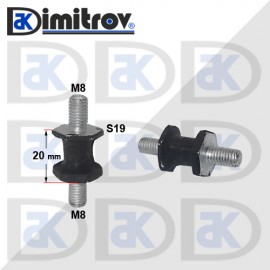 Антивибрационен тампон М 8 х S19 х 20 mm